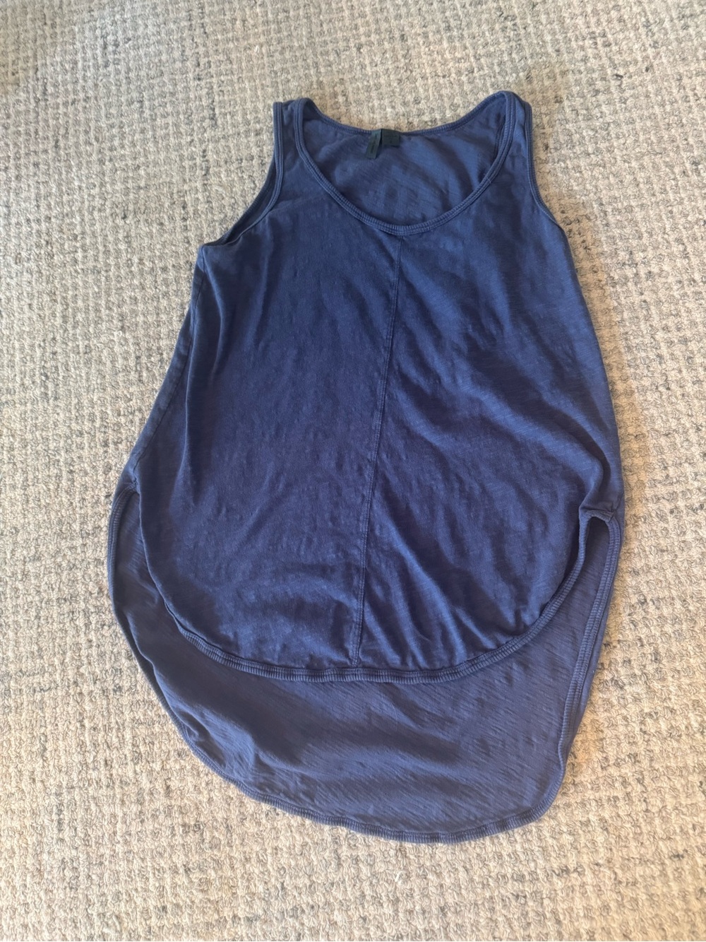 Women’s Navy Scoop Neck Muscle Tank